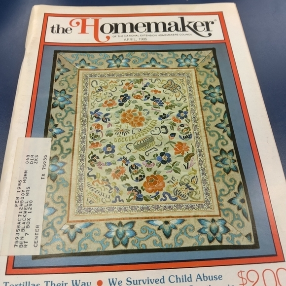 The Homemaker Magazine April 1985  Homemaker Wife Mother Motherhood Vintage - Picture 1 of 1